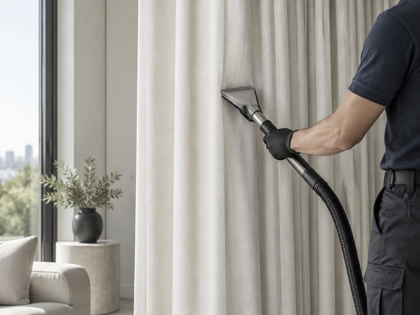 Cortinas realizada com cuidado profissional